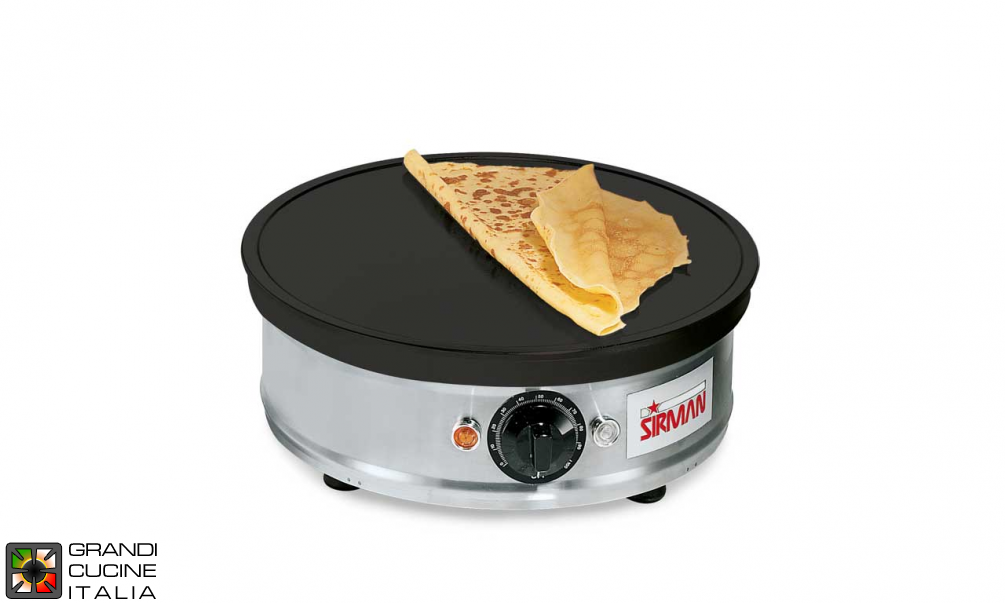  Ceramic round pancake cooker mm Ø350 - with border