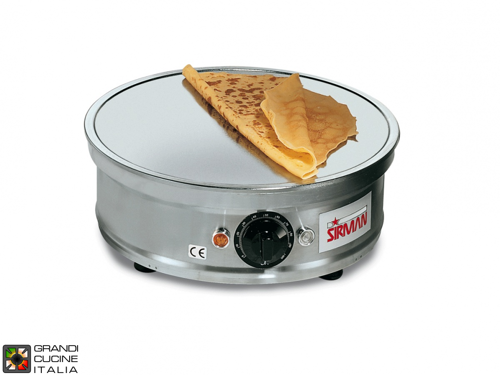  Round pancake cooker mm Ø350 - with raised edge