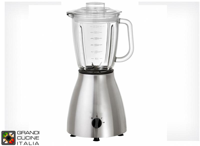  Mixer Blender - Capacity 1,75 liters - Glass jug - Stainless steel body - 2 speed + Pulse
