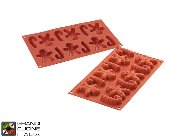  Food-safe Silicone mold for N°12 Mr. Zenzy 76x58 h16 mm - SF167