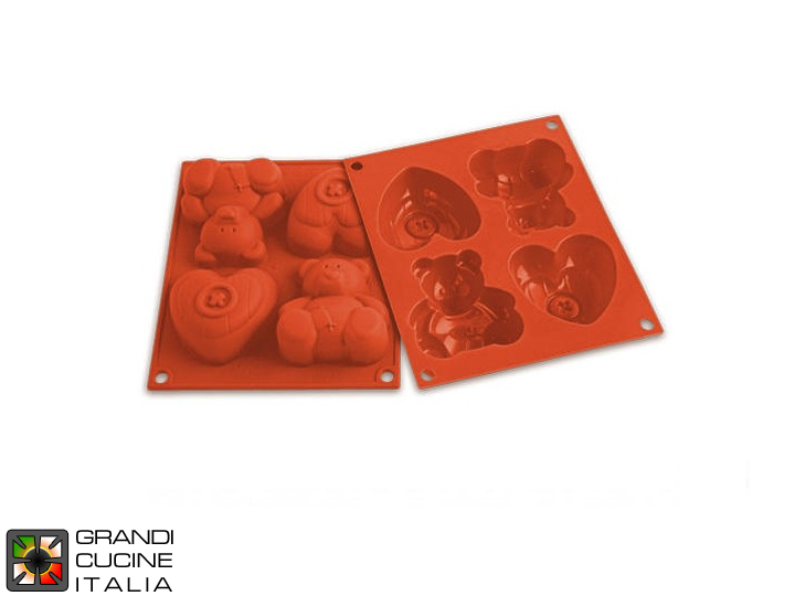  Food-safe Silicone mold for Happy Sweetie - HSF03
