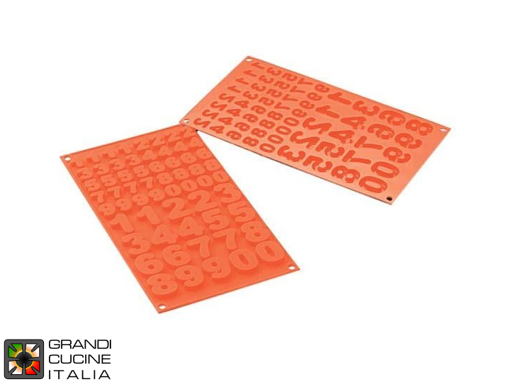  Food-safe Silicone mold for Numbers  - SF174