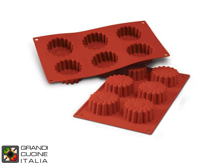  Food-safe Silicone mold for N°6 Daisy Ø70  h28 mm - SF056