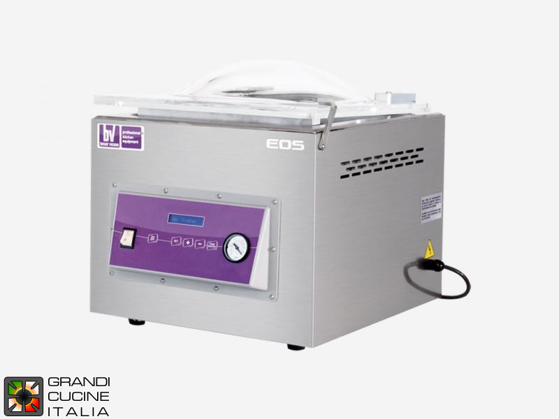  Machine sous vide de paillasse EOS+ - Longueur de la barre de soudure 32 cm - Barre de soudure unique - Affichage numérique - Fonctionnement : Automatique