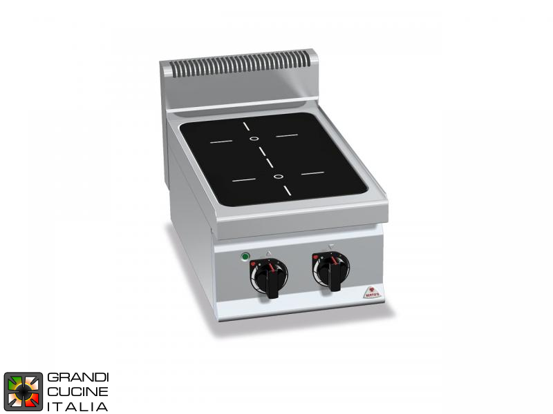  Infrared Electric Stove - 2 Zones - Tabletop