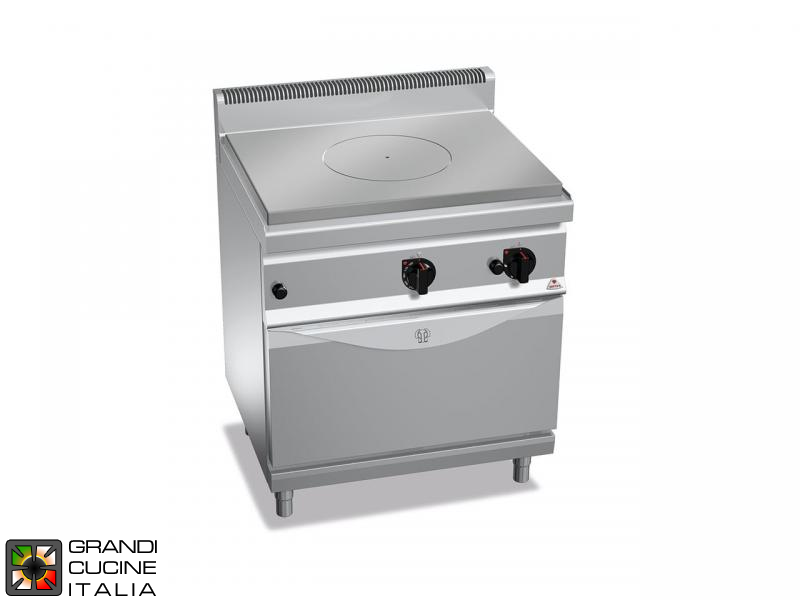  Gas Solid Top - Static Gas Oven GN 2/1