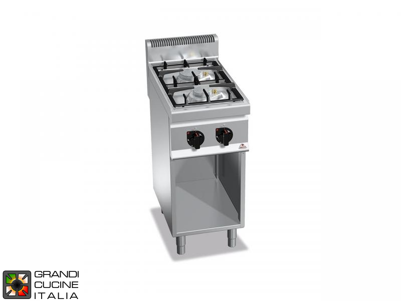  Gas Stove - 2 Burners - Open Cabinet