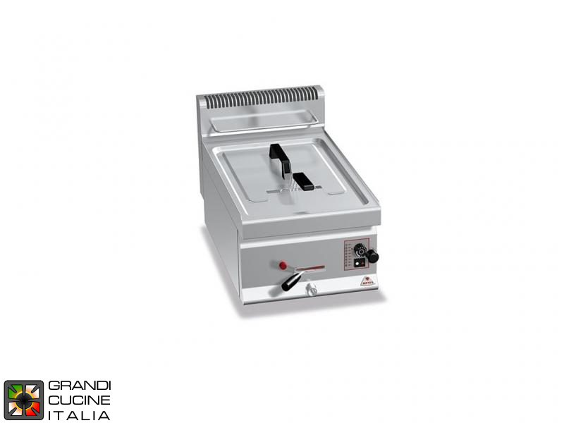  Gas Fryer - 1 Tank - Tabletop - Direct Heating - Capacity 10 Liters - Piezoelectric ignition