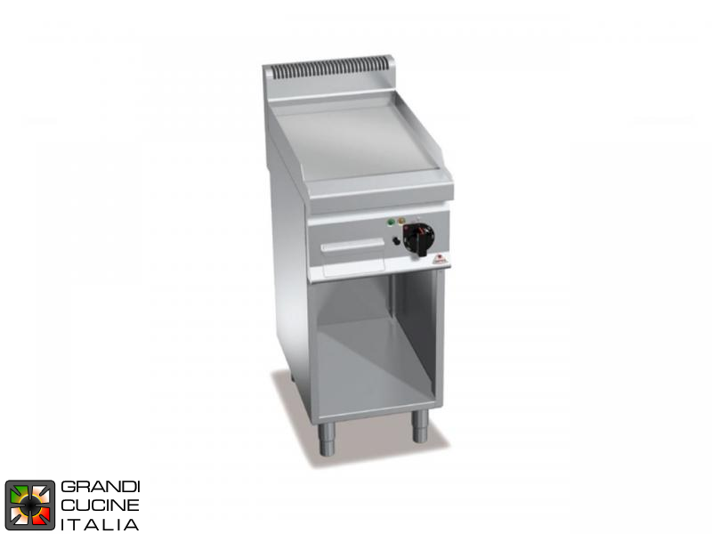  Electric FryTop - 1 Zone - Open Cabinet - Smooth Plate