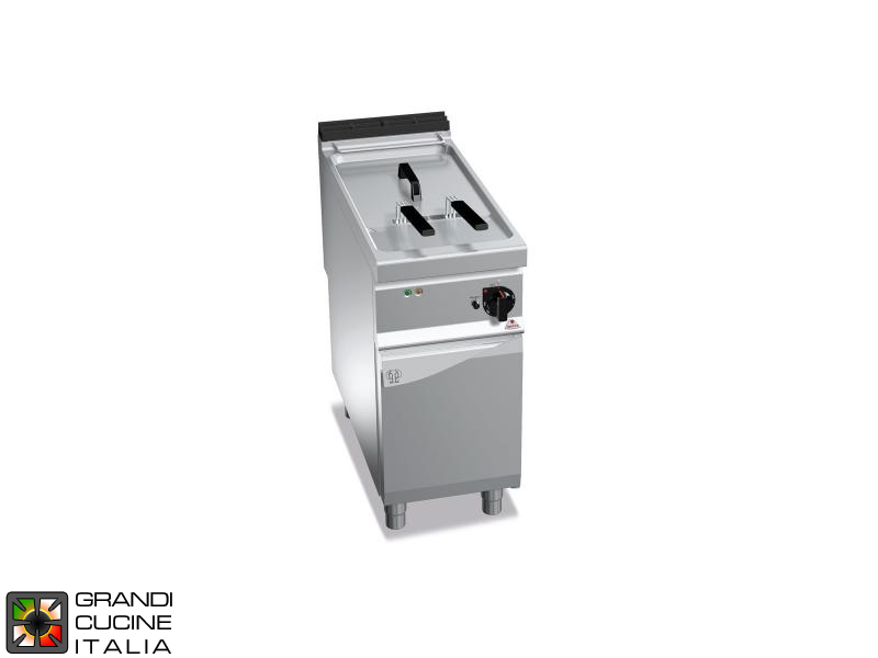  Electric Fryer - 1 Tank - Direct Heating - Capacity 18 Liters