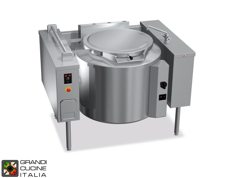  Gas Boiling Pot - Direct Heating - Capacity 200 Liters - Tilting Pot