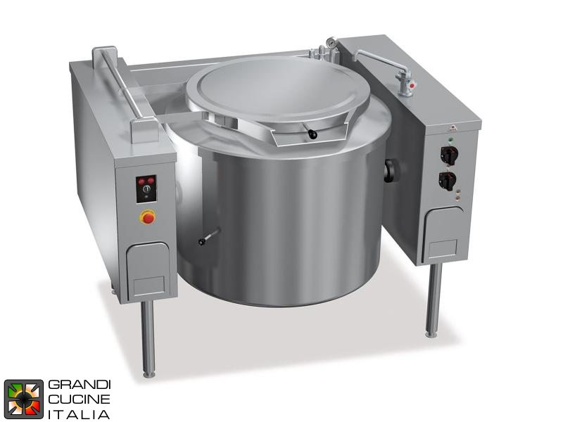  Electric Boiling Pot - Indirect Heating - Capacity 200 Liters - Tilting Pot