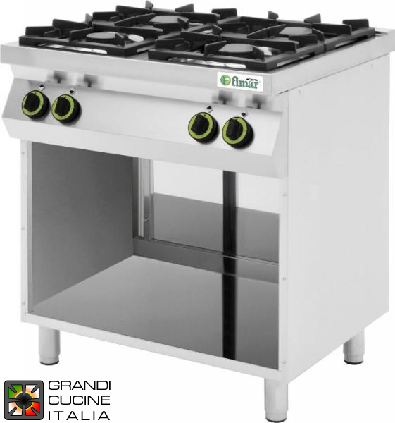  Gas cooker without oven 4 burners