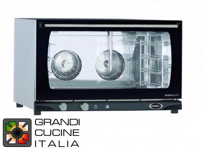  Electric Oven 4 EN60x40 Trays Capacity - Manual Humidity