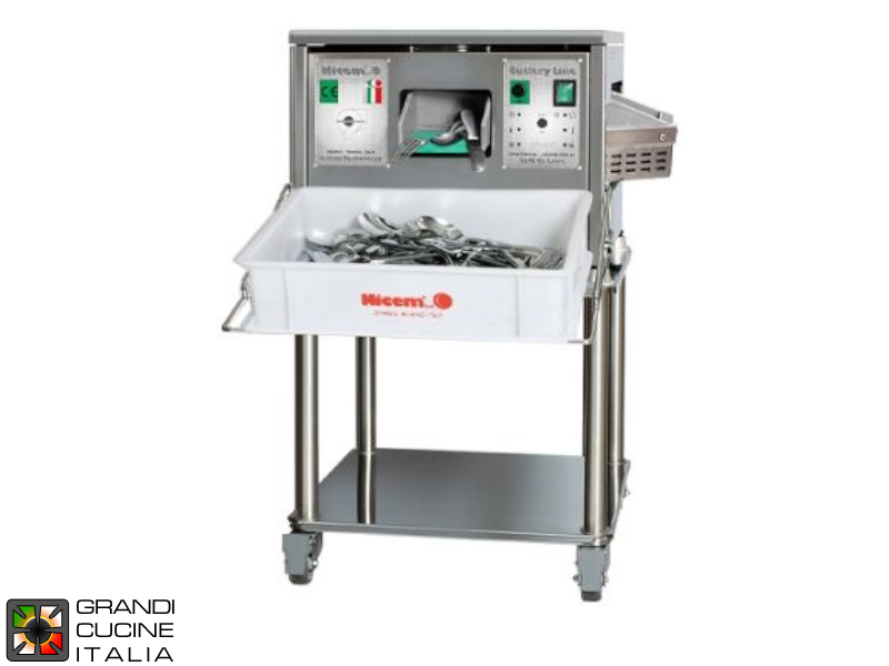  Machine pour Séchage - Polissage de Couverts Productivité Max 2500 pièces/h