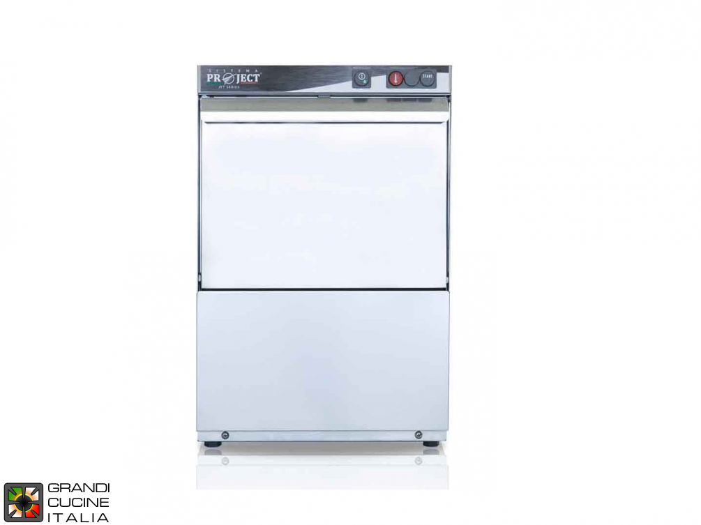 Glasswasher square basket cm 40x40, 30 washes/hour, maximum glass height 28 cm