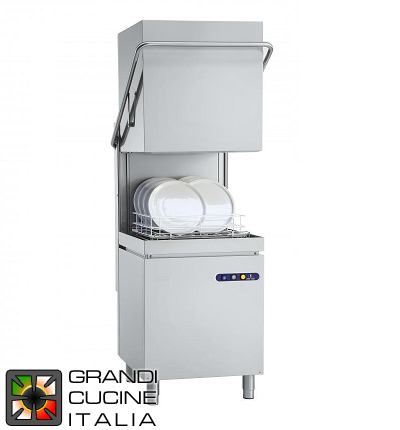  Hood Type Dishwasher - Electronic - Square Basket Cm 50x50 - Max Productivity 30 Baskets/h