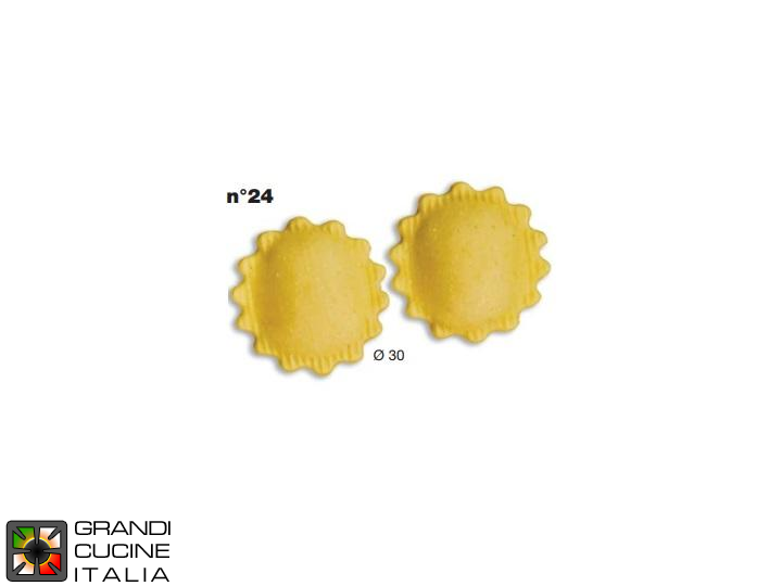  Stampo Ravioli N°24 - Formato Standard - Specifico per Multipasta