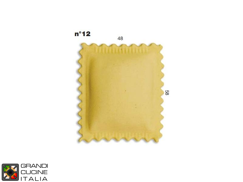  Ravioli Mould N°12 - Standard Format - Specific for Multipasta