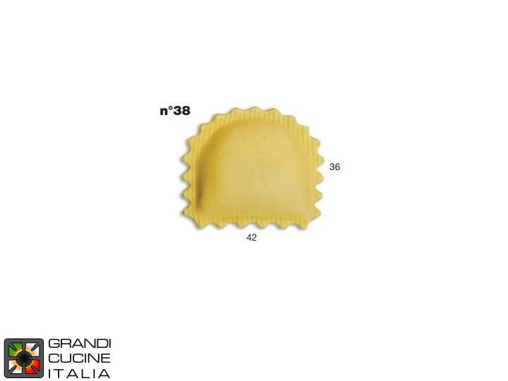  Stampo Ravioli N°38 - Formato Standard - Specifico per Multipasta