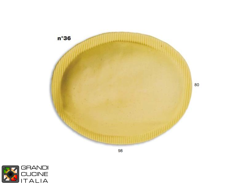  Stampo Ravioli N°36 - Formato Standard - Specifico per Multipasta