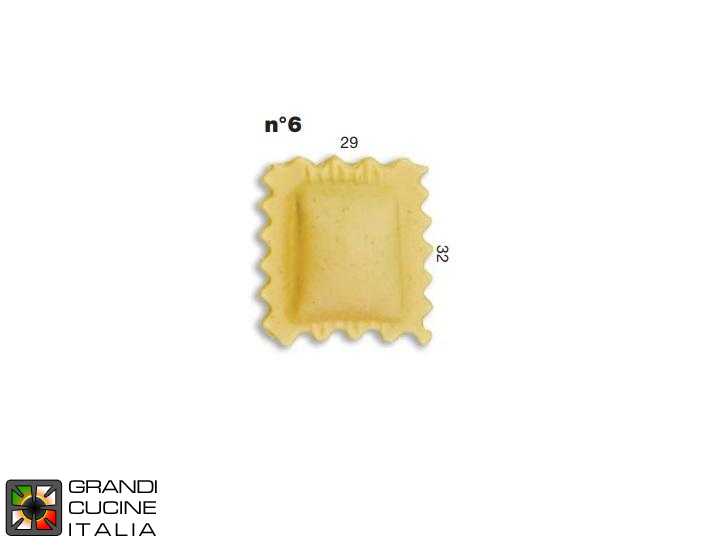  Ravioli Mould N°06 - Standard Format - Specific for Multipasta