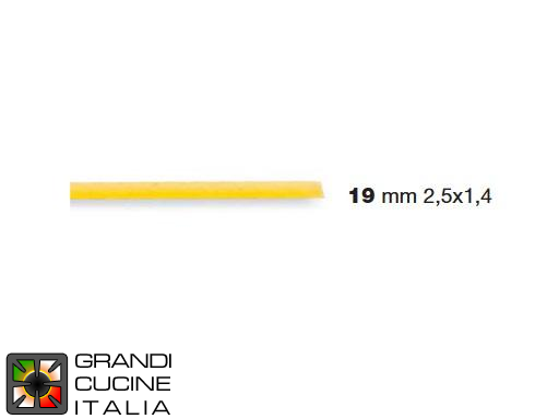  Trafila in PTFE per Linguine - 2,5 x 1,4 mm