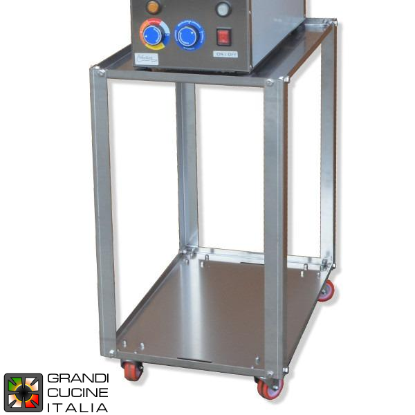 Stainless steel trolley with wheels for Polentere P.100 and P.150