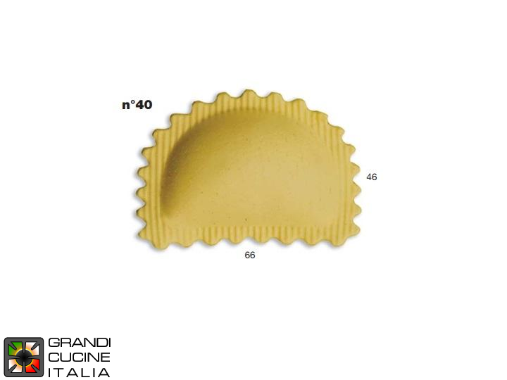  Stampo Ravioli N°40 - Formato Standard - Specifico per Multipasta