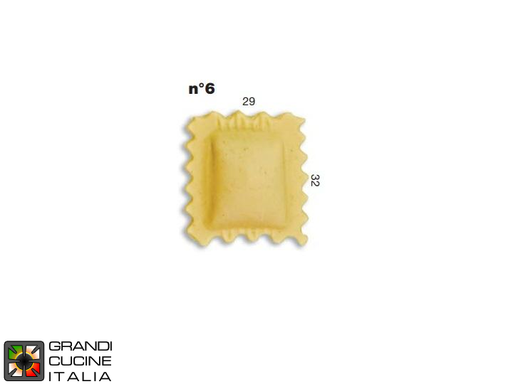  Ravioli Mould N°06 - Standard Format - Specific for Multipasta
