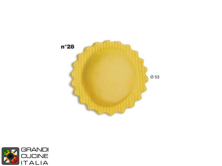  Ravioli Mould N°28 - Standard Format - Specific for Multipasta