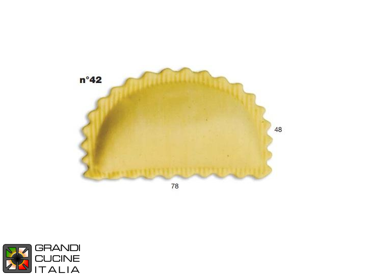  Stampo Ravioli N°42 - Formato Standard - Specifico per Multipasta