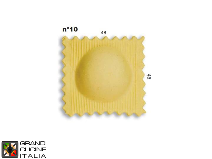 Ravioli Mould N°10 - Standard Format - Specific for Multipasta