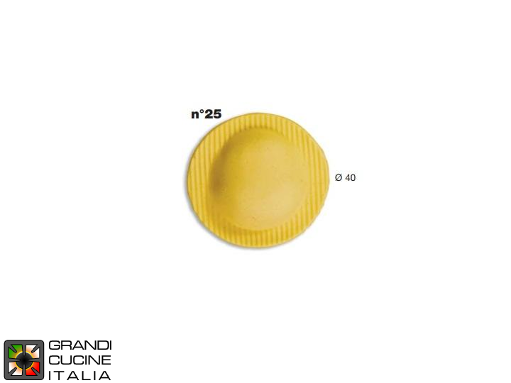  Ravioli Mould N°25 - Standard Format - Specific for Multipasta