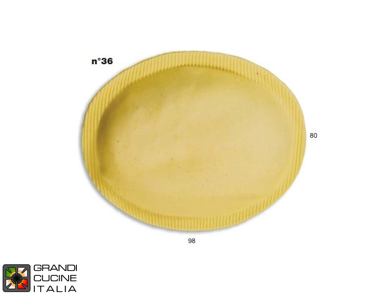  Stampo Ravioli N°36 - Formato Standard - Specifico per Multipasta