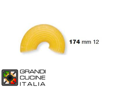  Filière en Teflon pour Curvi Rigati - 12 mm