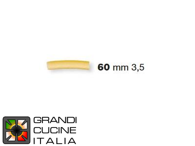  Filière en Teflon pour Bucatini o Sedanini Lisci - 3,5 mm