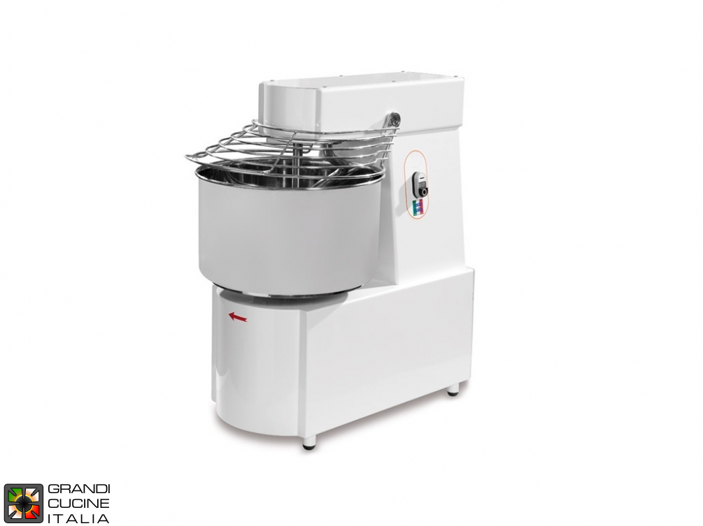  Spiral Dough Mixer with fixed head  SK line - three phase 2 speed 21Lt.