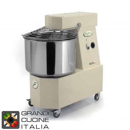  Spiral mixer with fixed head 44 Kg - three-phase - double speed