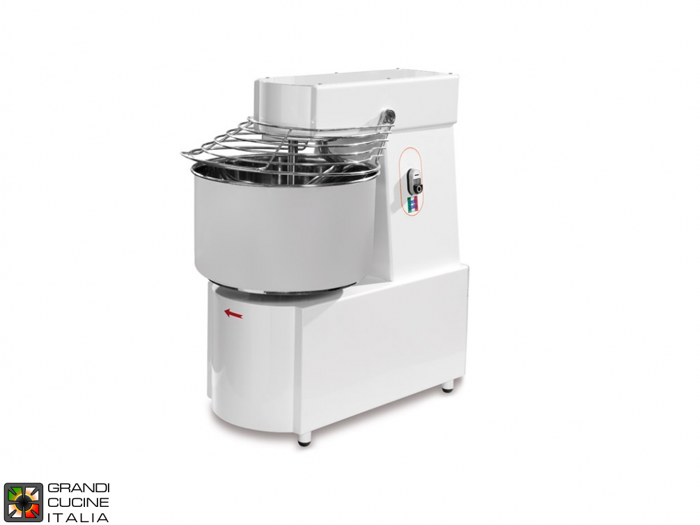  Spiral Dough Mixer with fixed head  SK line - monophase 21Lt.