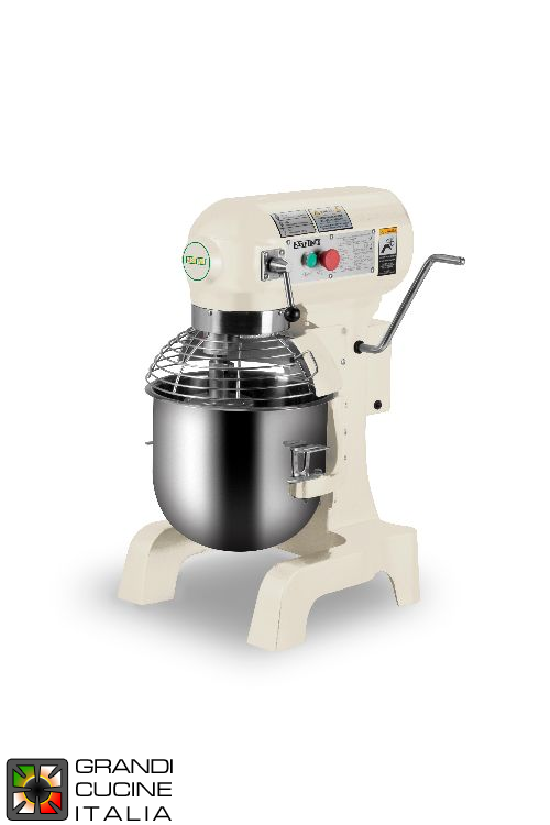  Planetary mixer with gear system - capacity 20 lt