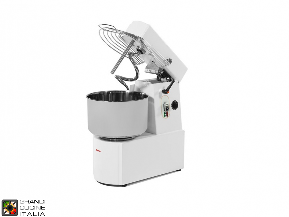  Spiral Dough Mixer with rising top RTF line - monophase 48Lt.