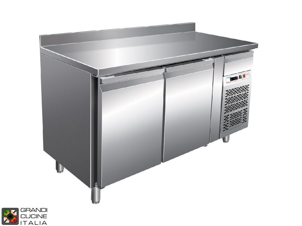  Refrigerated counter GN1/1 with ventilated refrigeration with Backsplash  - Range -2 / +8
