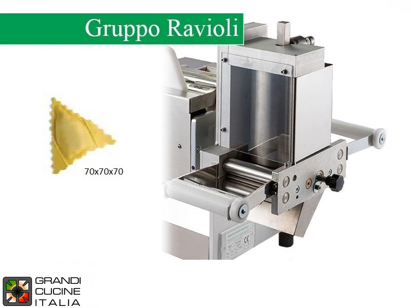  Gruppo Ravioli Automatico - Formato 70x70x70 mm - Produttività Indicativa 20 Kg/Ora