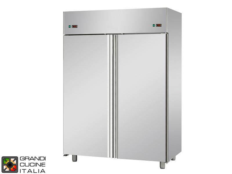  Dual Temp Refrigerated Cabinet - 1380 Liters - Temperature -18 / -22 °C - Two Doors - Ventilated Refrigeration