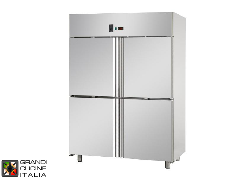  Refrigerated Cabinet - 1400 Liters - Temperature -2 / +8 °C - Four Doors - Ventilated Refrigeration - Pastry Version