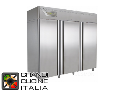  Armadio Frigorifero Congelatore - 2100 Litri - Temperatura  -10 / -25 °C - Tre Porte - Refrigerazione Statica