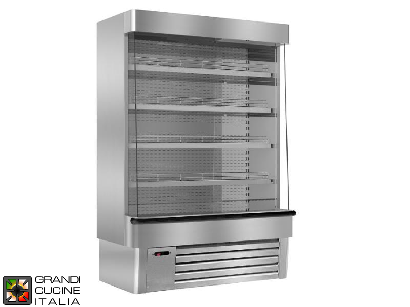  Multideck Wall Refrigerator - 1314 Liters - Ventilated Refrigeration - Temperature 0 / +4 °C - in Stainless Steel