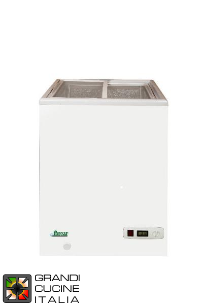  Congelatore a pozzetto con refrigerazione statica - Capacità Lt  97