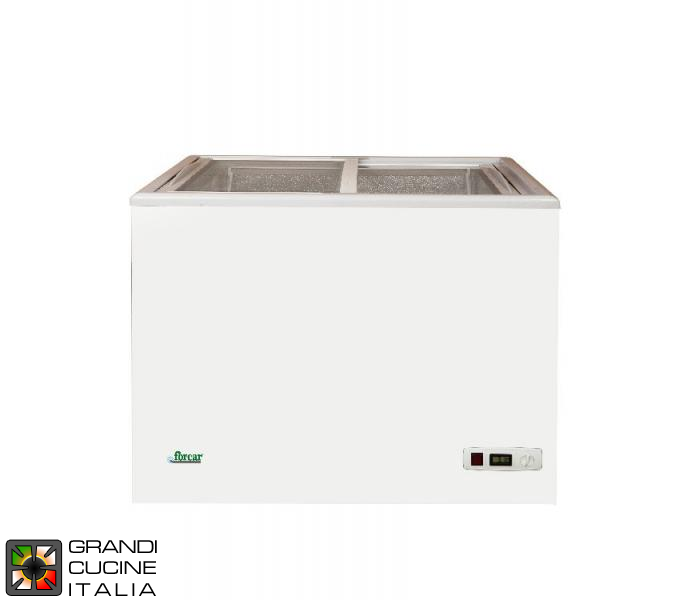  Congelatore a pozzetto con refrigerazione statica - Capacità Lt 197